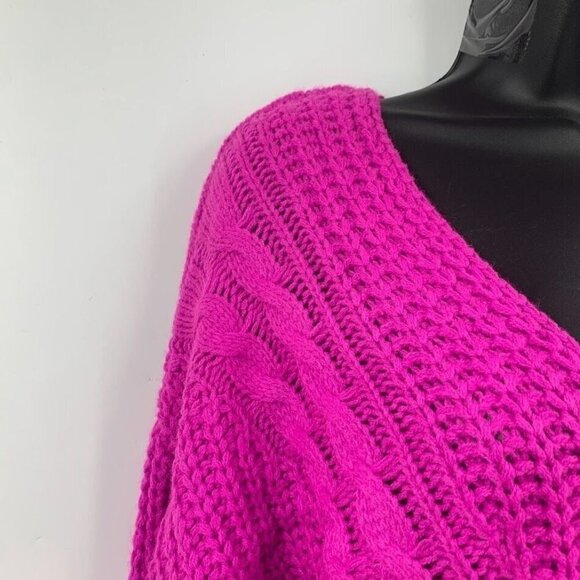 Heartloom Women's Evon V-Neck Cable Knit Long Sleeve Sweater Size M - Picture 4 of 11